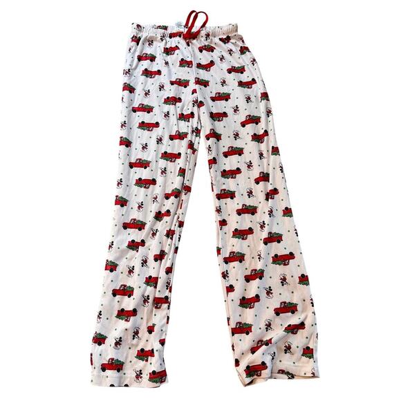 Disney Mickey Mouse Christmas Red Truck Women's Pajama Set.  Size XS - Picture 2 of 9